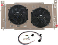 Full Aluminum Radiator & Fan Shroud & Thermostat Relay Kit Z9451