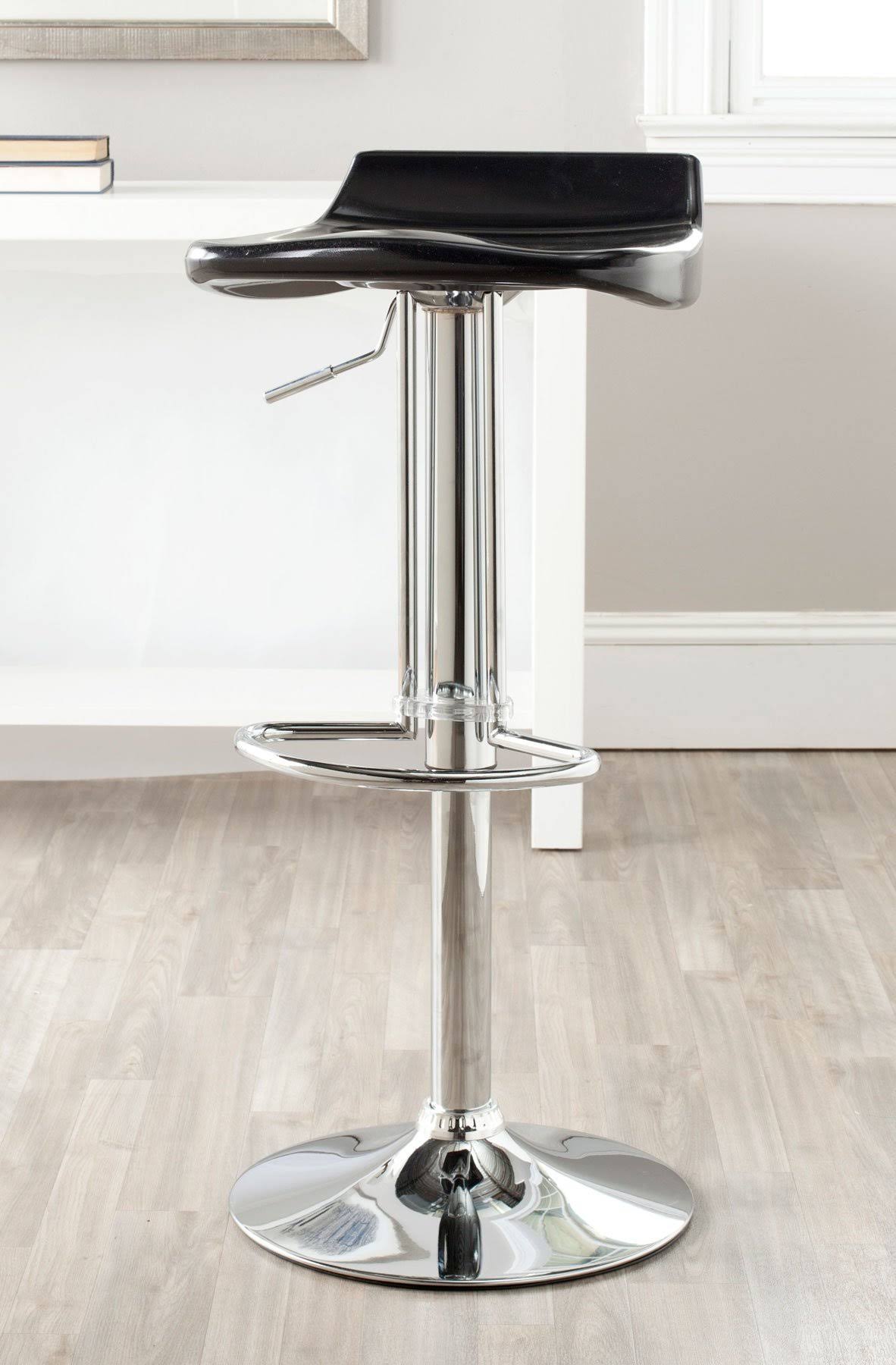 White Swivel Bar Stool L4762