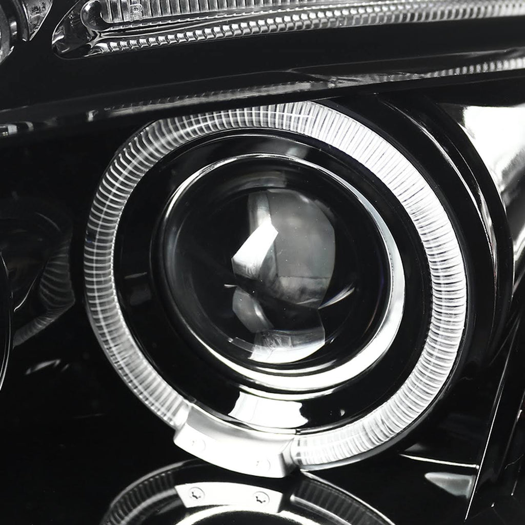 Clear LED Dual Halo Projector Headlights N905515