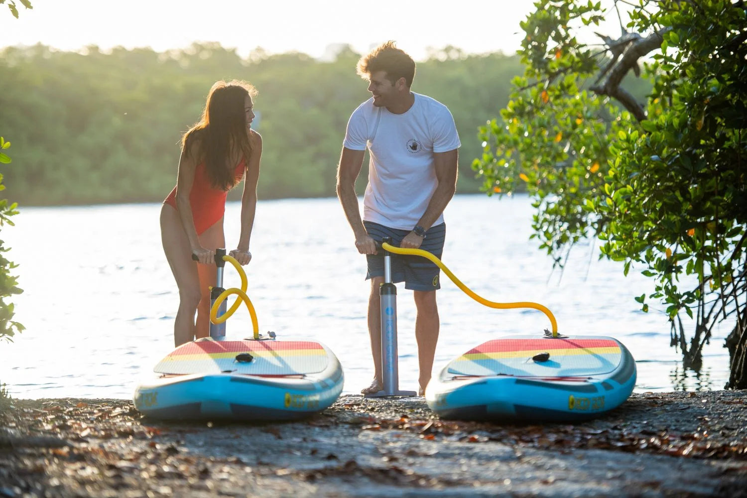 Open-Box Inflatable SUP Stand up Paddle Board 10.6' N500346
