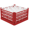 Red Polypropylene 20 Compartment Rack U456781