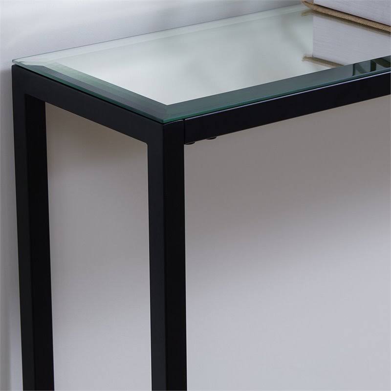Glass Top Console Table J451