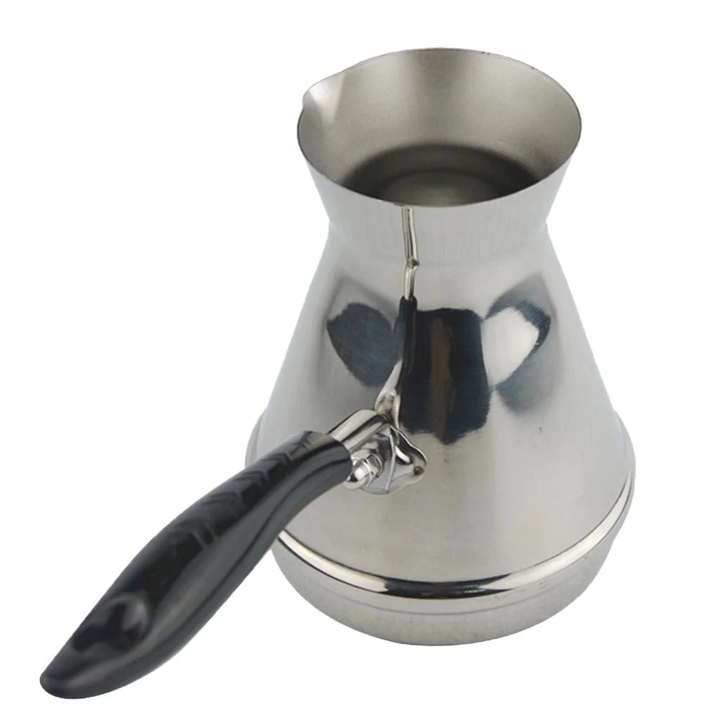 2 Pcs Stainless Steel Turkish Coffee Pot 17oz H380948