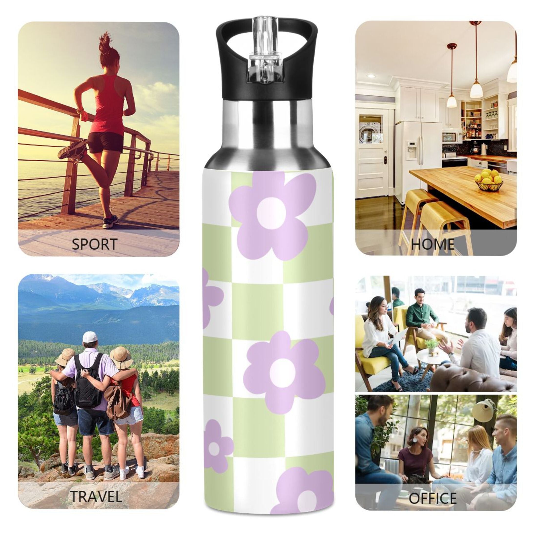 Stainless Steel Insulated Thermos Vacuum Flask N5407