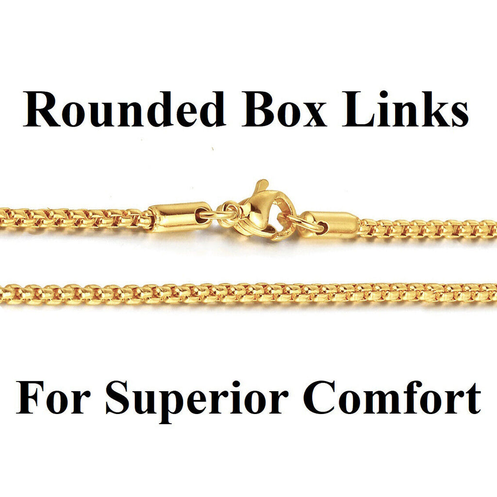 18k Gold Filled Over Silver Mens Pendant Necklace U2491