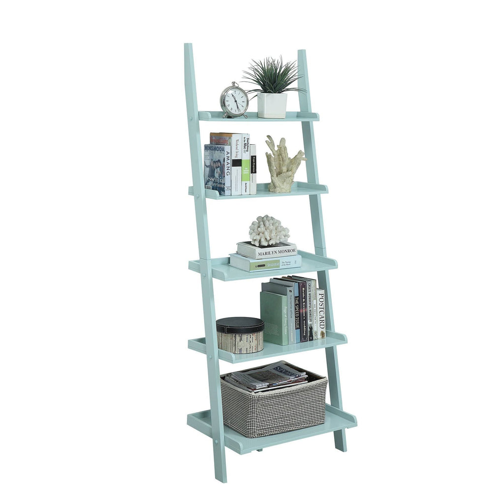 Cobalt Blue Ladder Bookshelf Z703