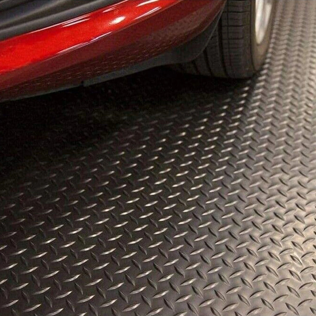 16.5ft x 3.3ft Heavy Duty Rubber Garage Floor Mat Roll N930829