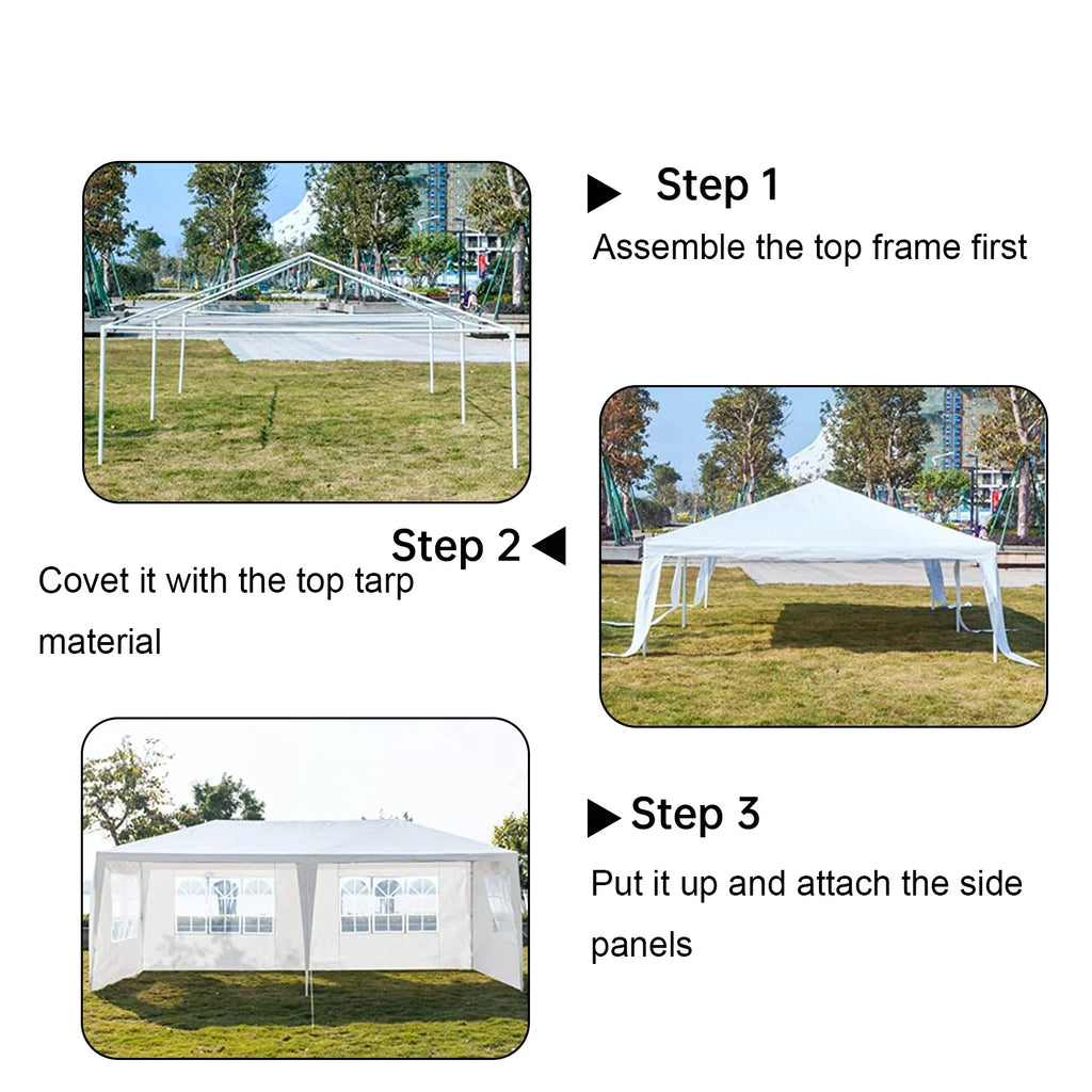 White Party Tent Canopy Shelter K485