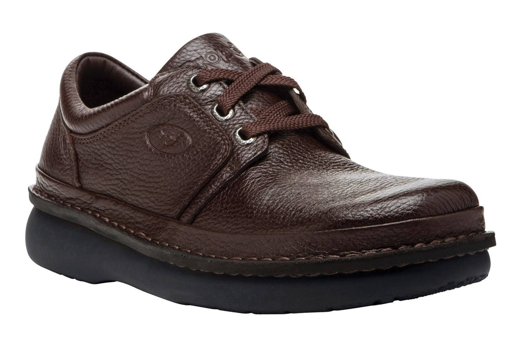 Brown Grain Leather Shoes H946