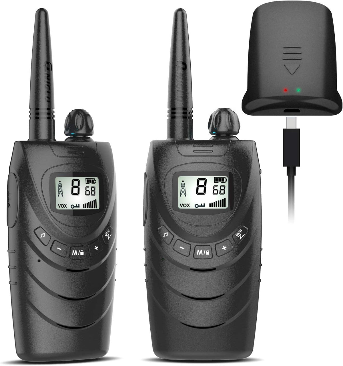 4 Pack Rechargeable Walkie Talkies, 22 Channels FRS 2 Way Radios I28769