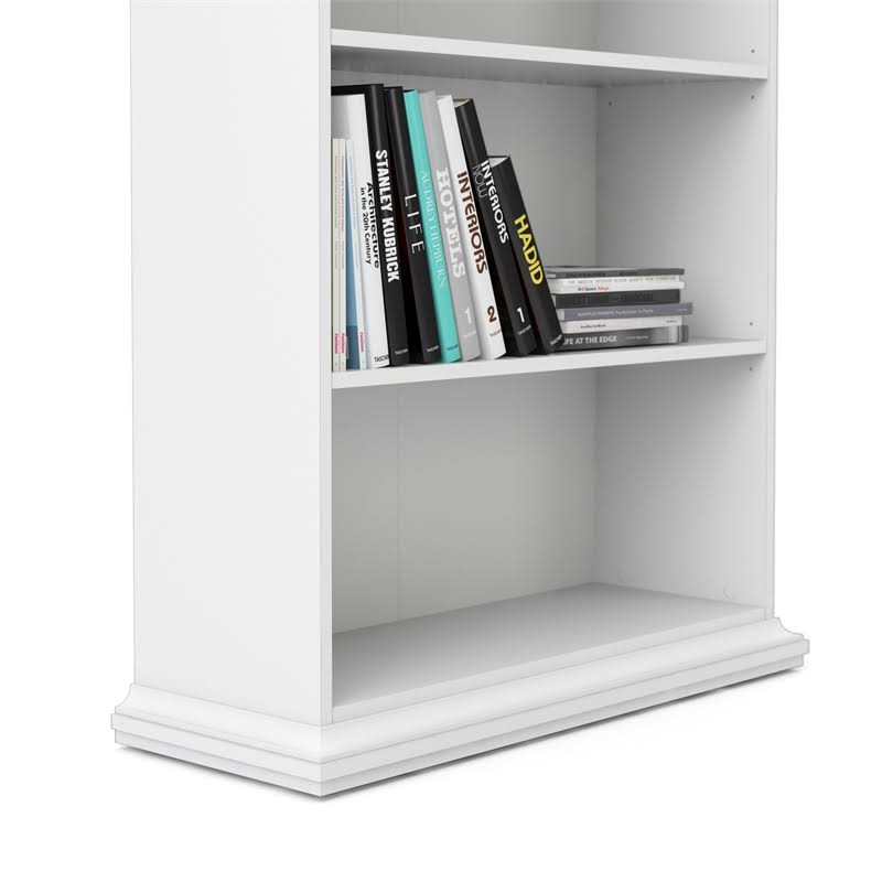 White 5 Shelf Bookcase T822