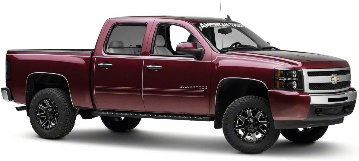 Textured Black Running Boards V859