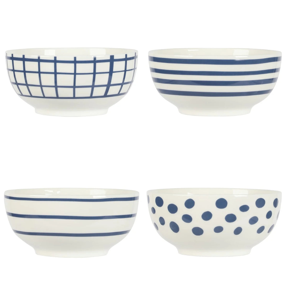 White and Blue Porcelain Dinnerware Set W92165
