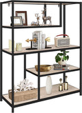 5-Tier Tall Wood Open Bookshelf E7436