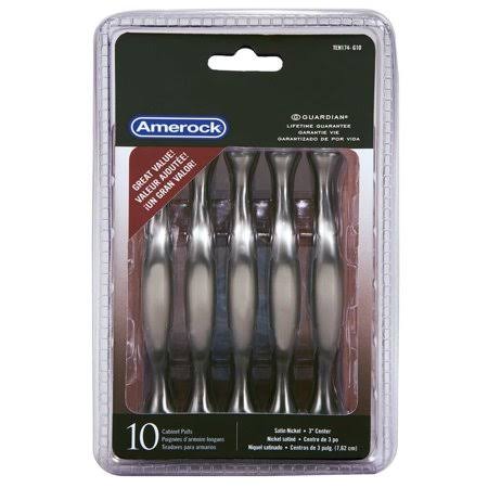 Cabinet and Drawer Pull Satin Nickel 10 Pack F919