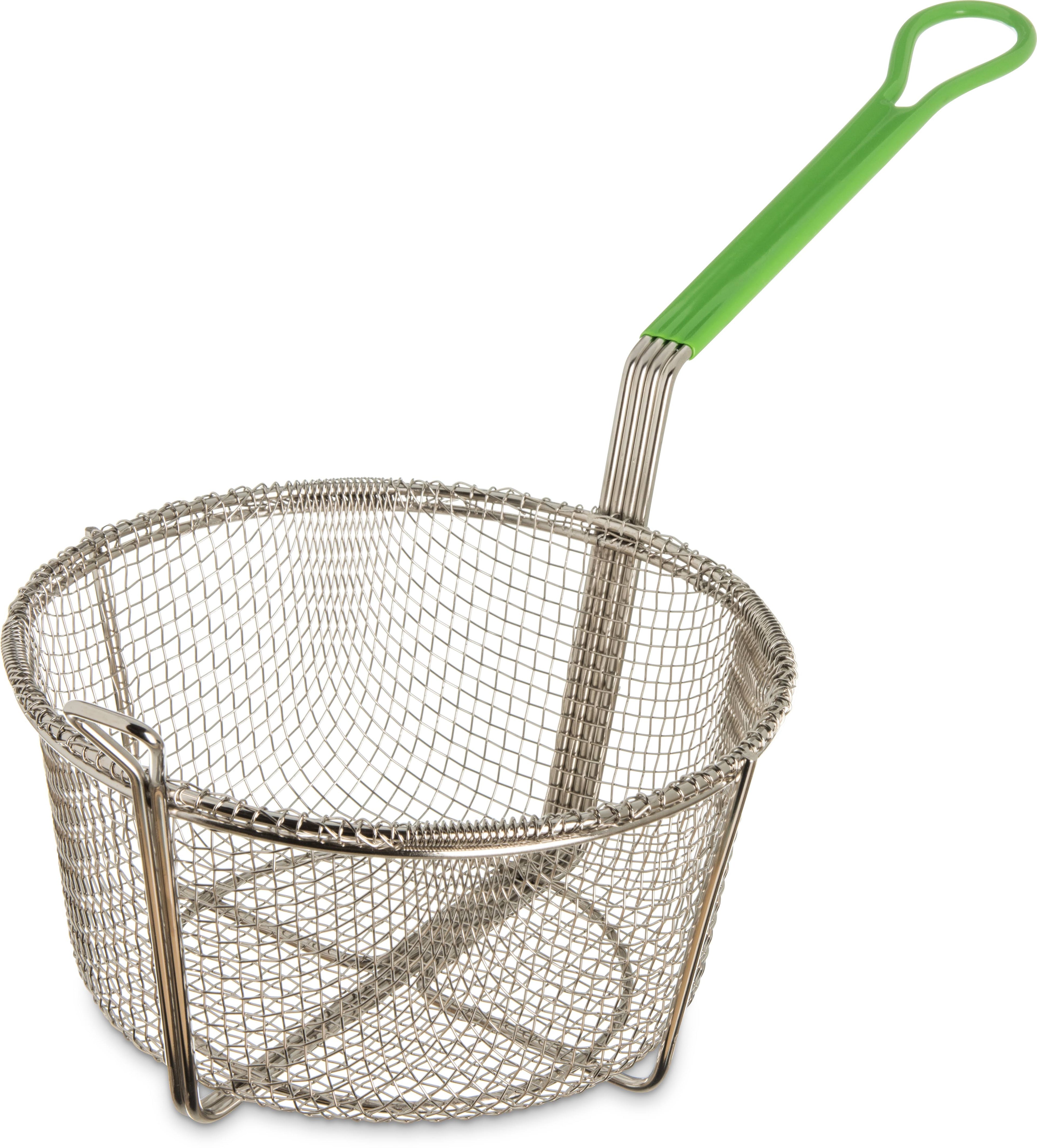 Mesh Fryer Basket, 9-3/4x22 Dia., Chrome S907