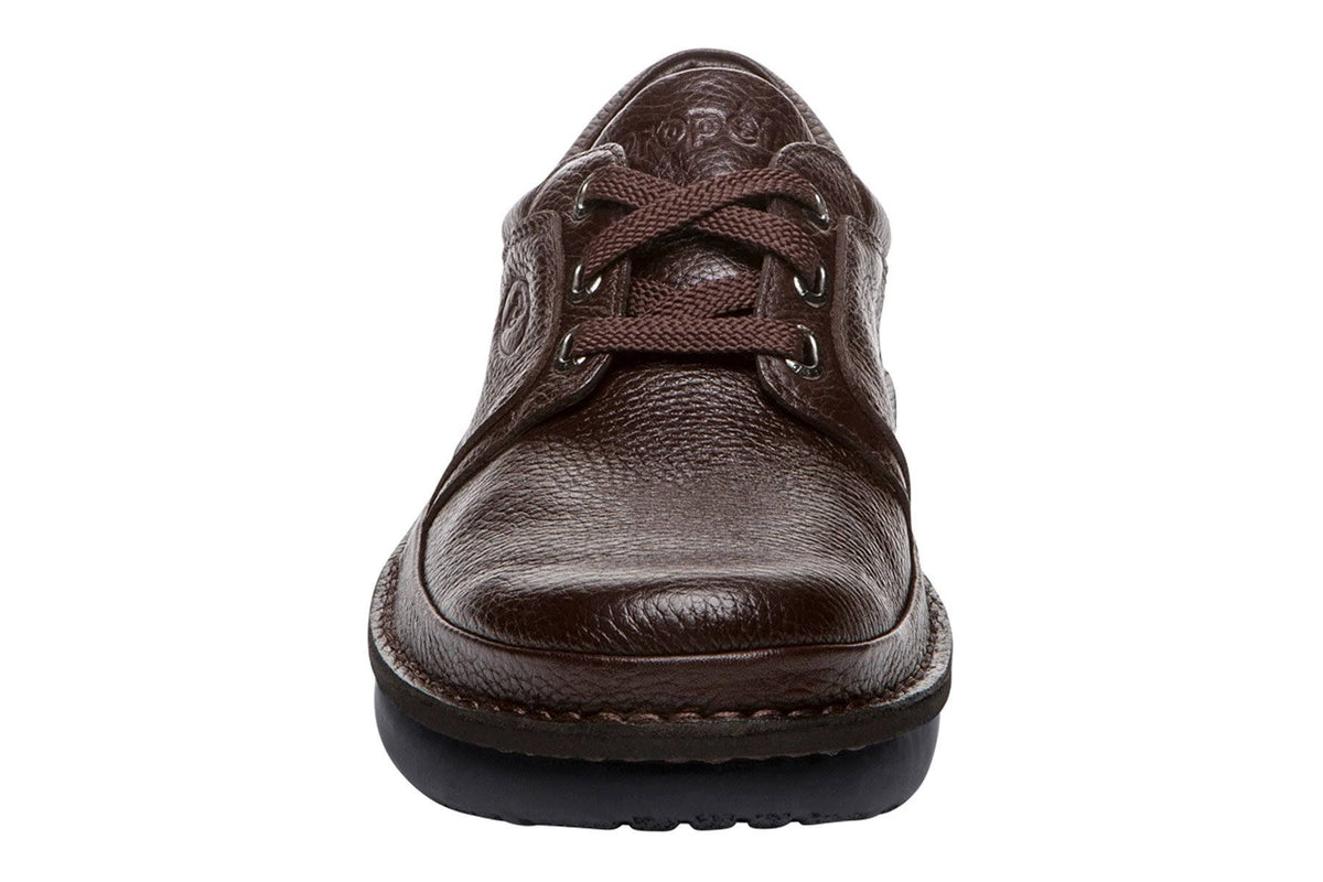 Brown Grain Leather Shoes H946