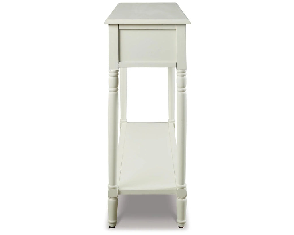 White Sofa Console Table D7873