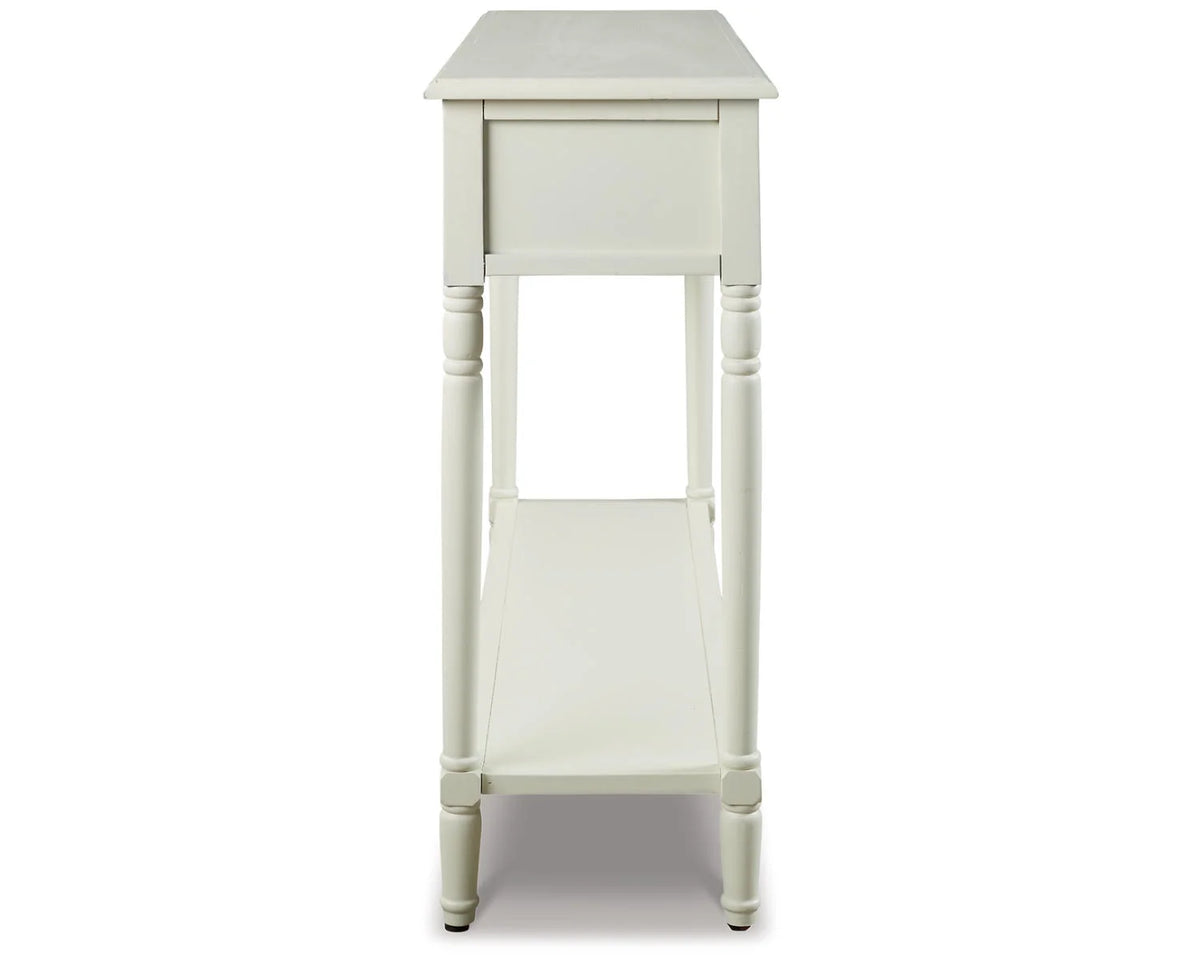 White Sofa Console Table D7873