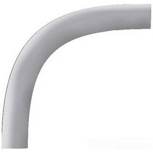 Sch 40 90 Degree ELBOW; 6 inch, Plain, Rigid PVC T523406