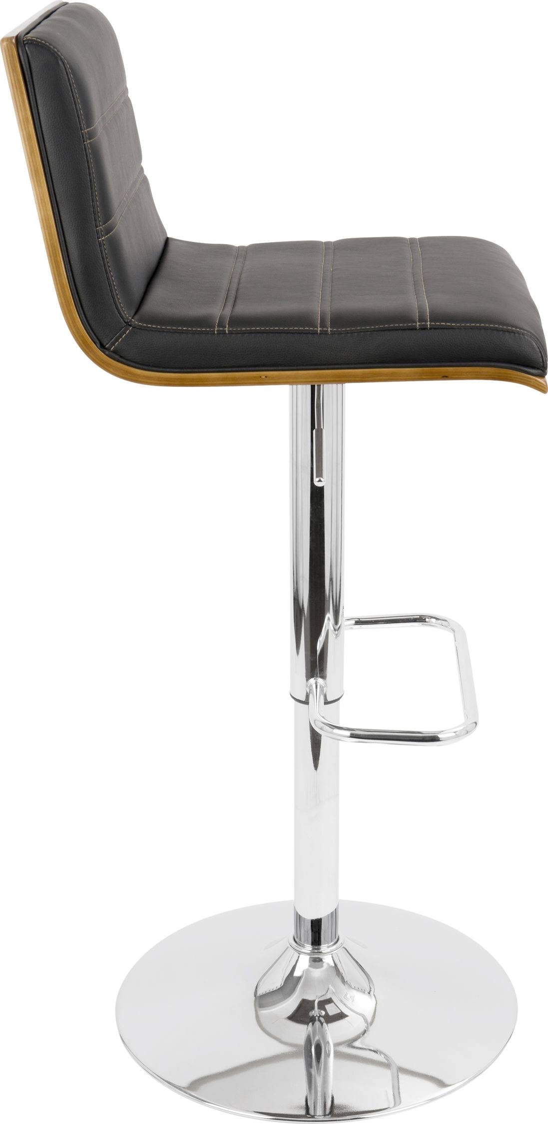 Walnut/Black Barstool J531