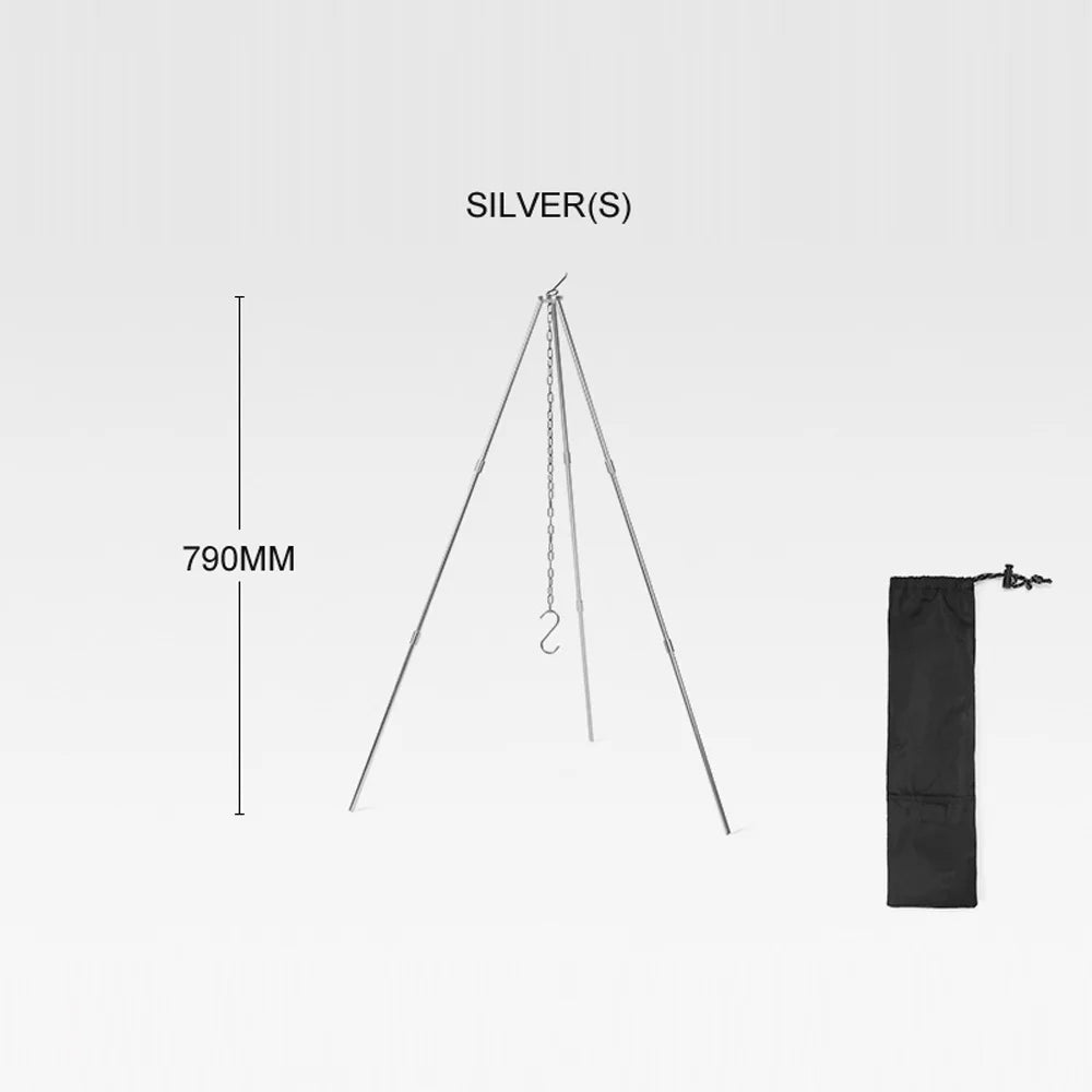 Aluminum Alloy Tripod Bonfire Rack X770346