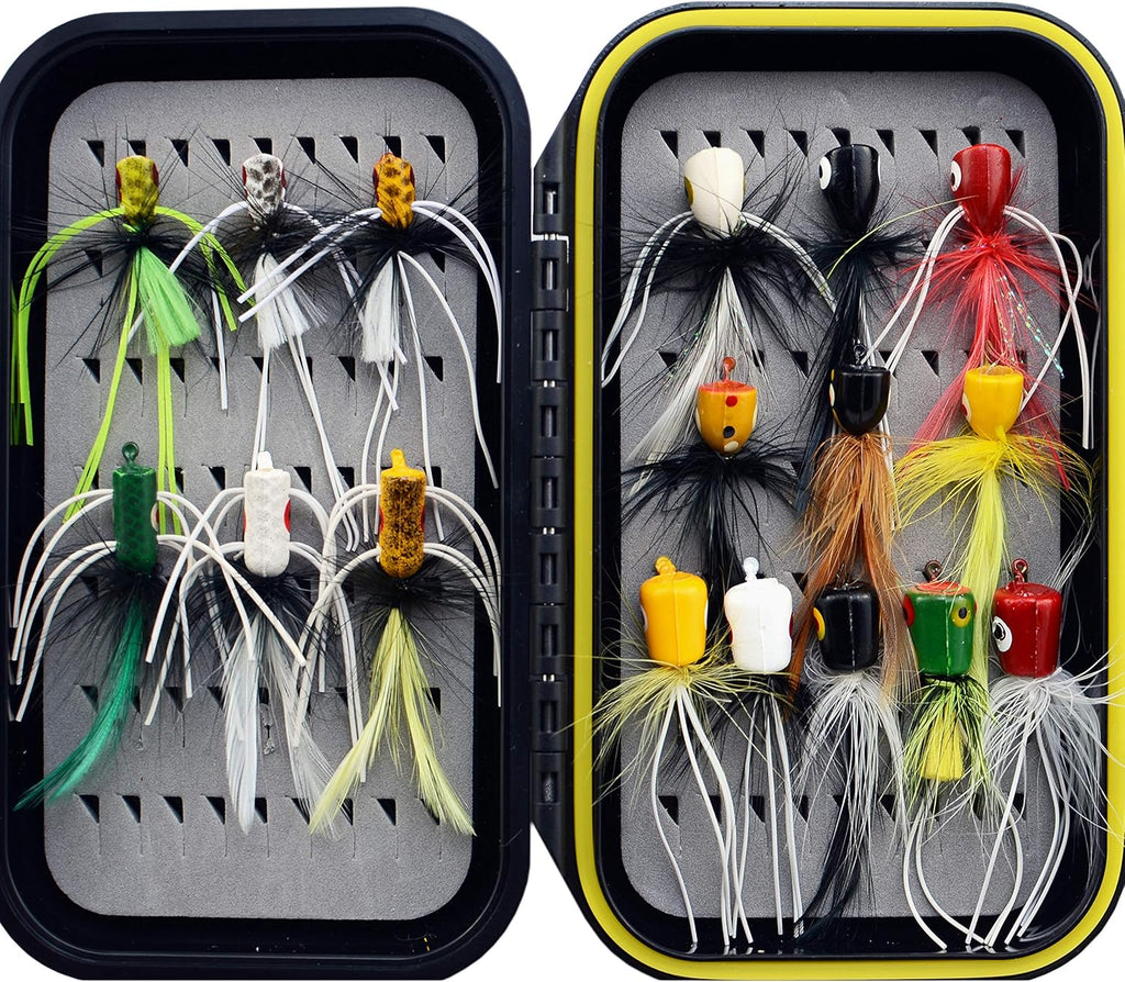 Fly Fishing Flies Kit with Waterproof Fly Box Pack of 2 T27423