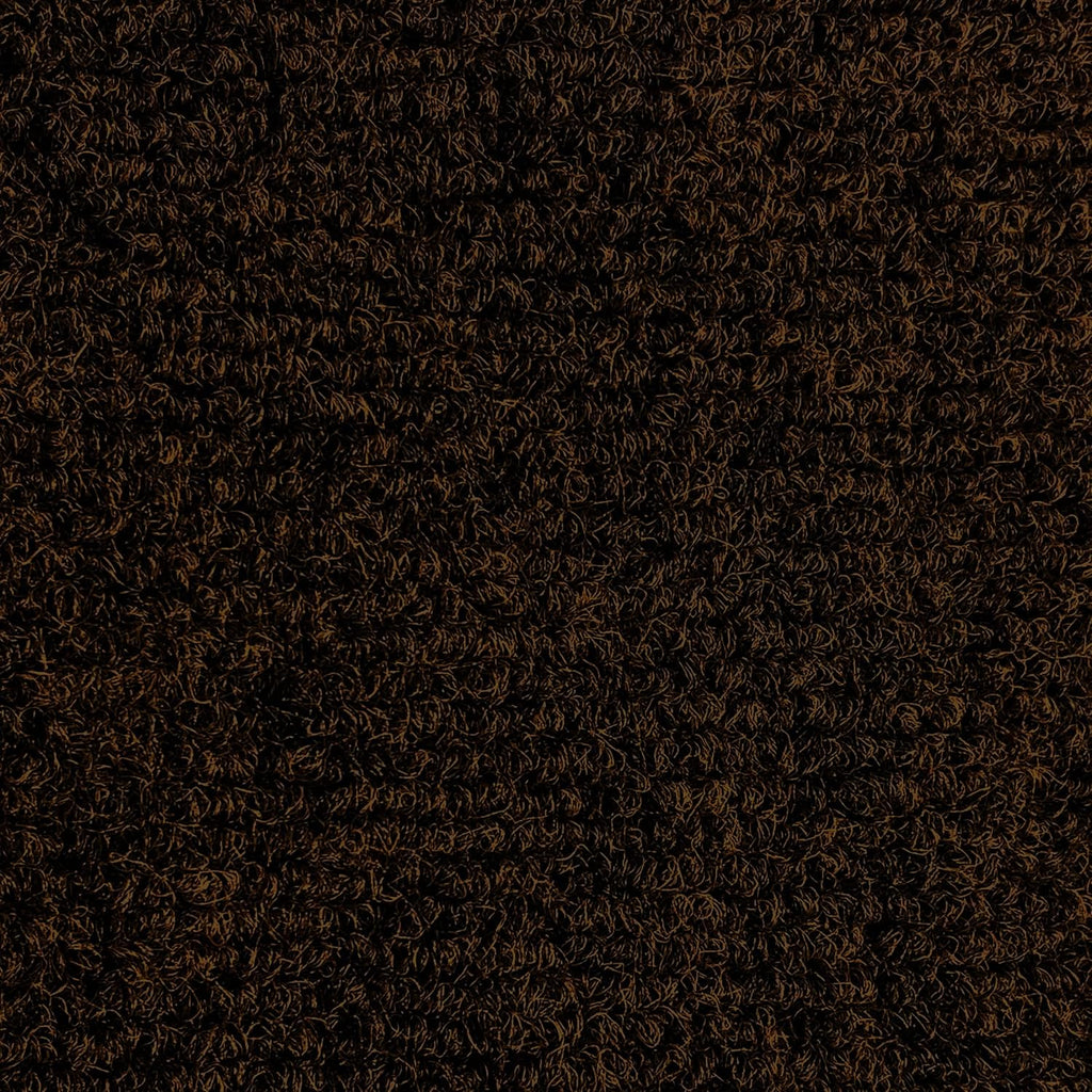 Dark Brown 6 Feet x 20 Feet Indoor Outdoor Carpet with Rubber Backing W654
