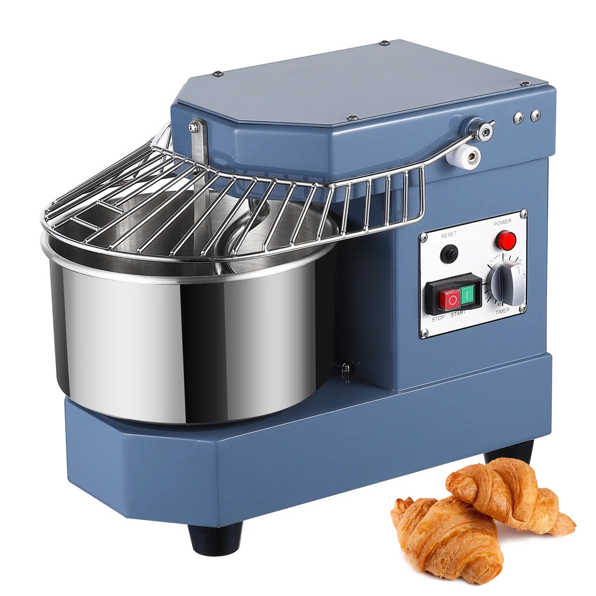 Commercial Dough Mixer, 8Qt Capacity, 450W Dual Rotating Dough Kneading Machine with Stainless Steel Bowl, Safety Shield, 110V K93416