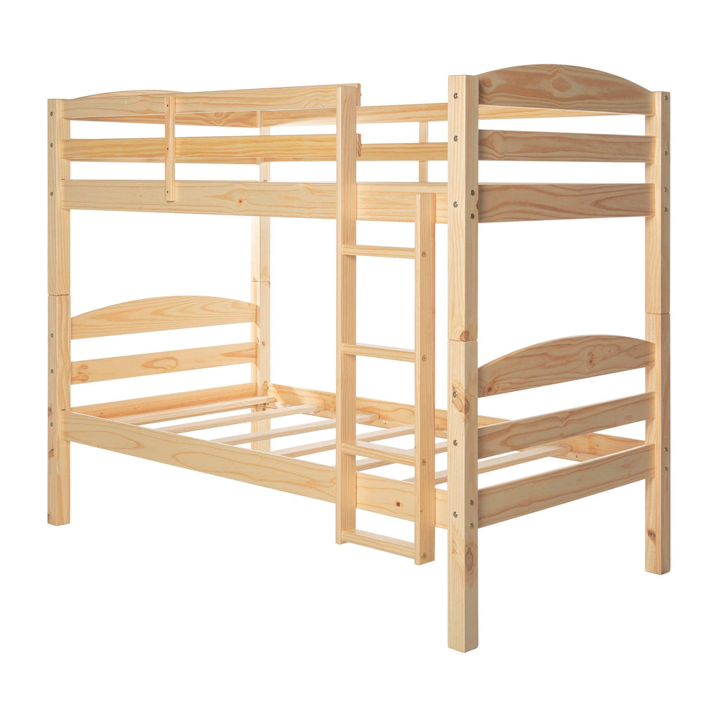 Twin Over Twin Solid Wood Bunk Bed B9241