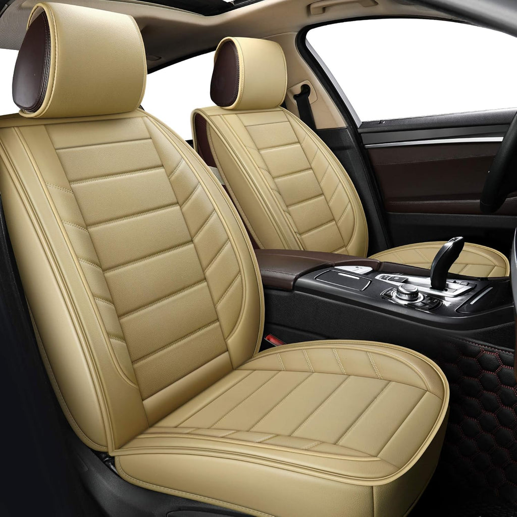Black 2 PCS Front Seat Covers S15629