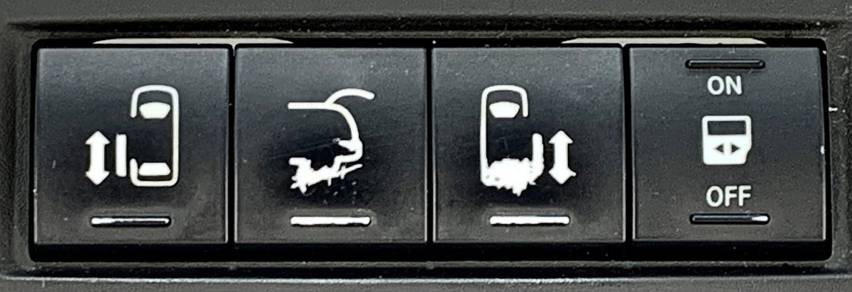 Overhead Roof Full Console Black OEM D5458