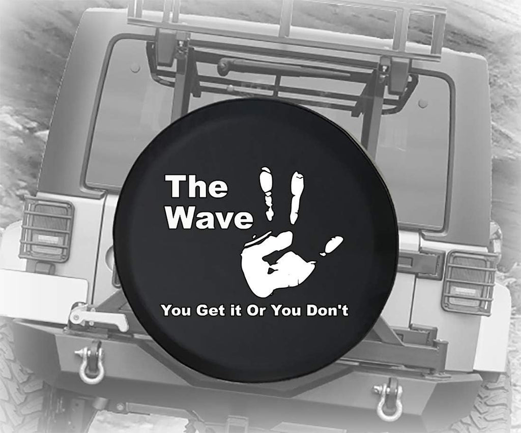 Black 32 Inch Pack of 2 Spare Tire Cover E13406