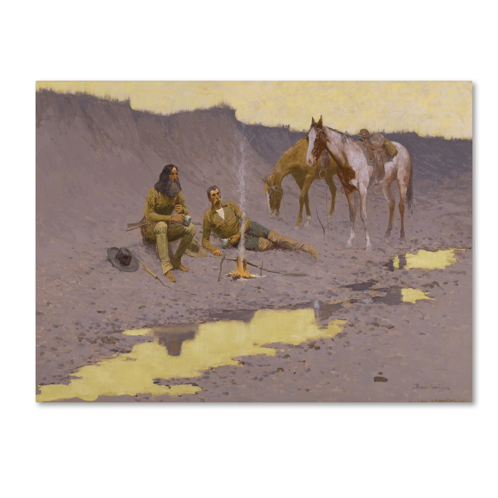 Canvas Art by Frederic Remington W11153