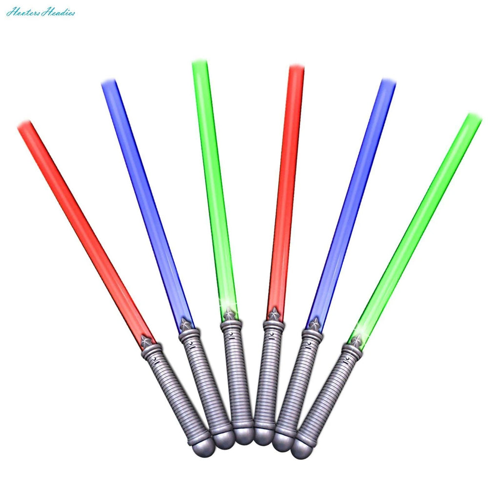 12 Pack Glow in The Dark LED Light Sabers Q60791