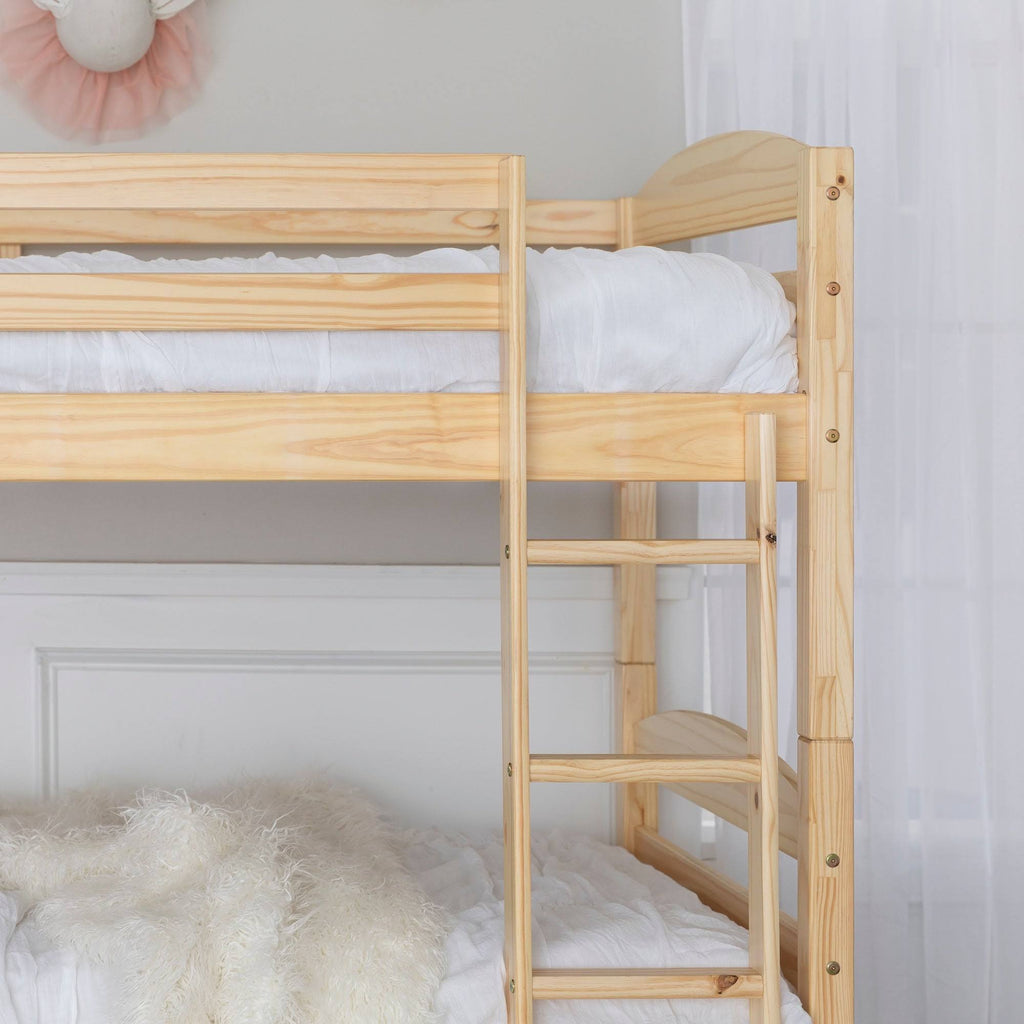 Twin Over Twin Solid Wood Bunk Bed B9241