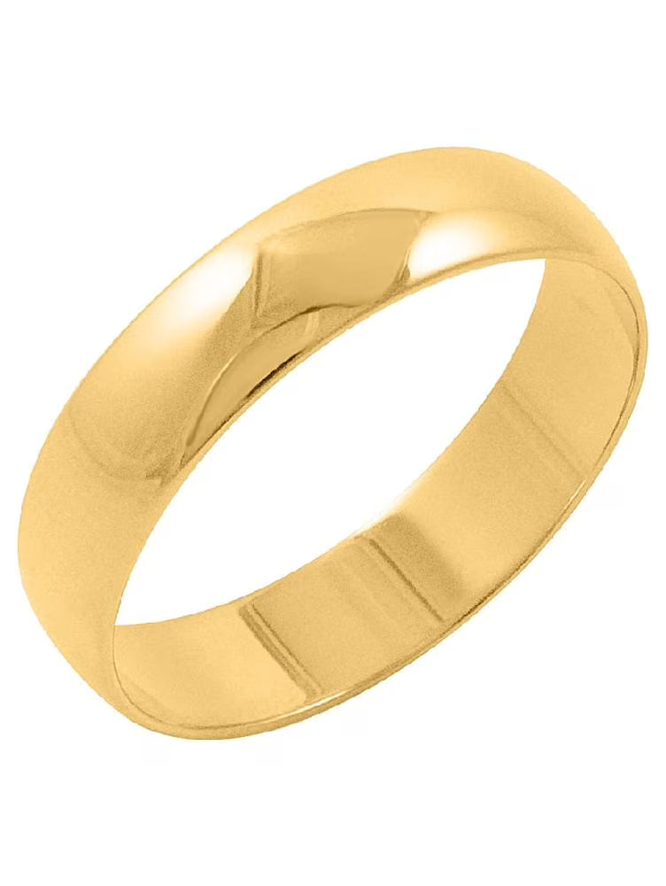 10K Yellow Gold Wedding Band Ring Size 12.5 J249