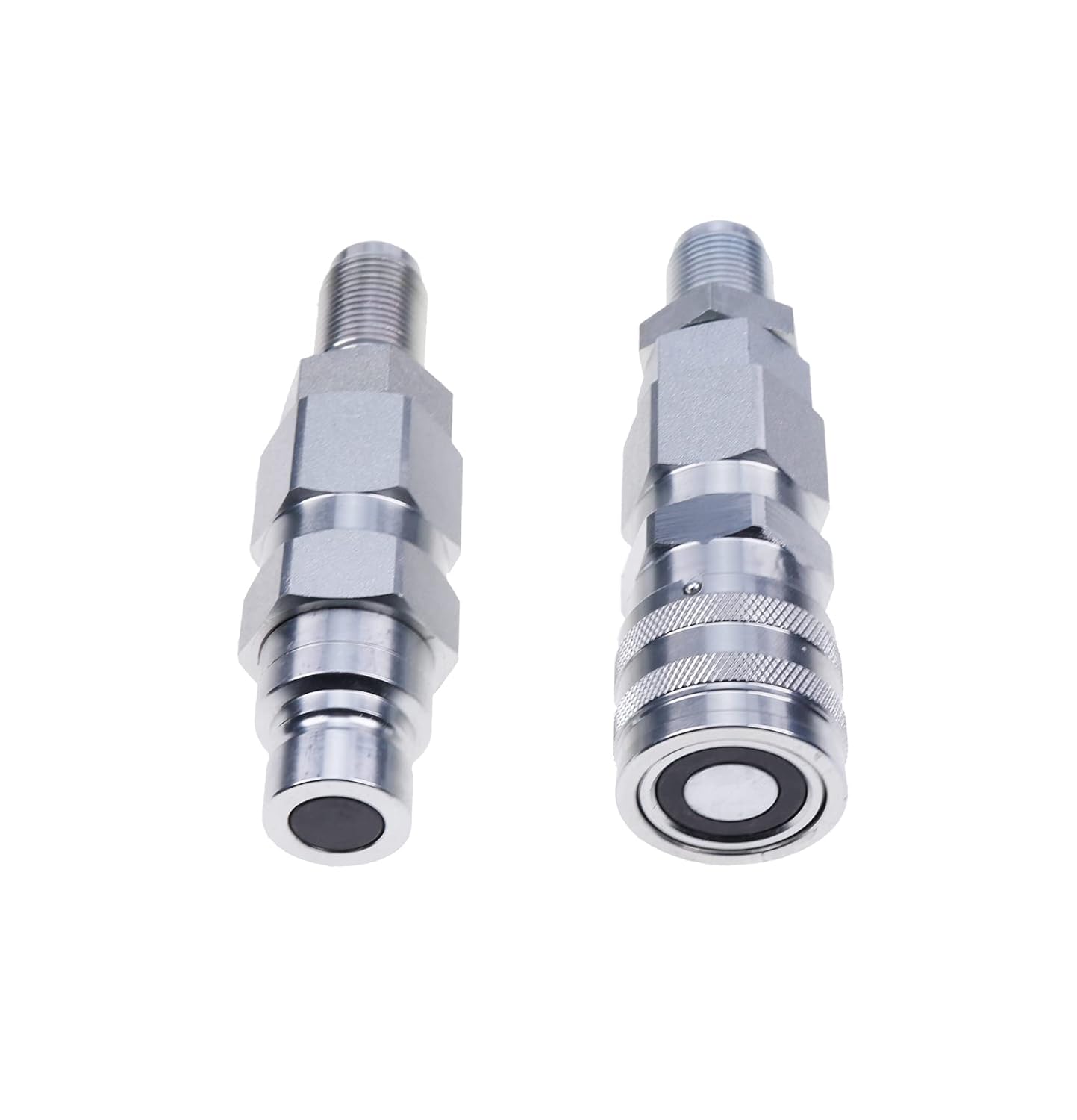 10 JIC Thread 1/2 Flat Face Hydraulic Quick Connect Coupler Set R563525