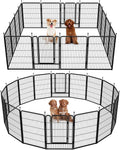 16 Panels 40" Height Dog Playpen with Doors V369