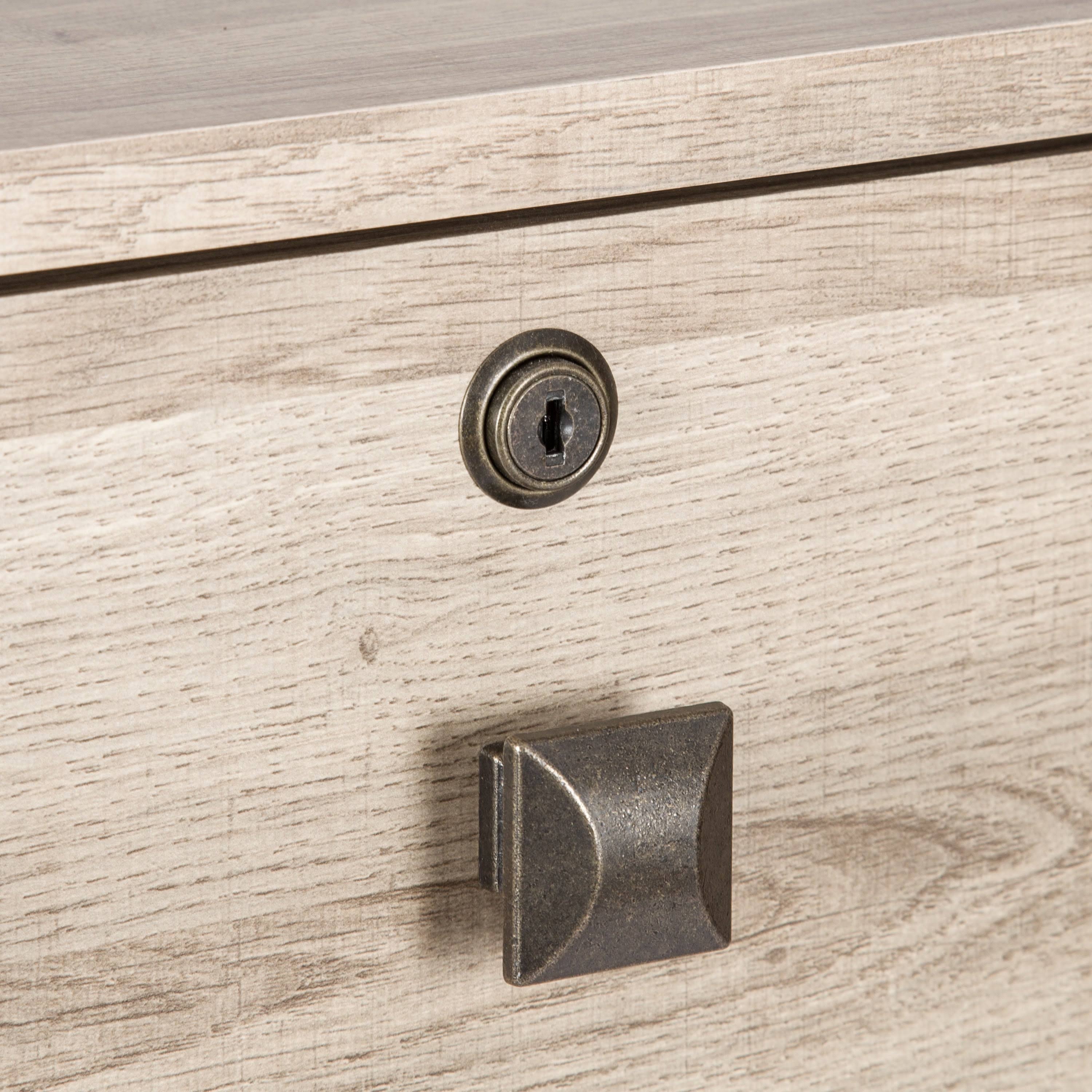 Light Oak Four Drawers Lateral File Q7463