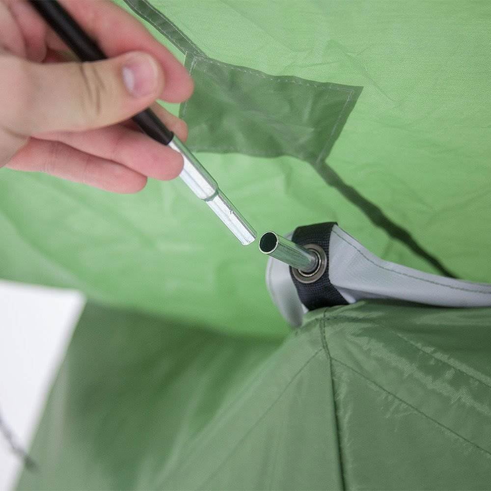 Green Pop Up Hub 4 Person Camping Tent P7159