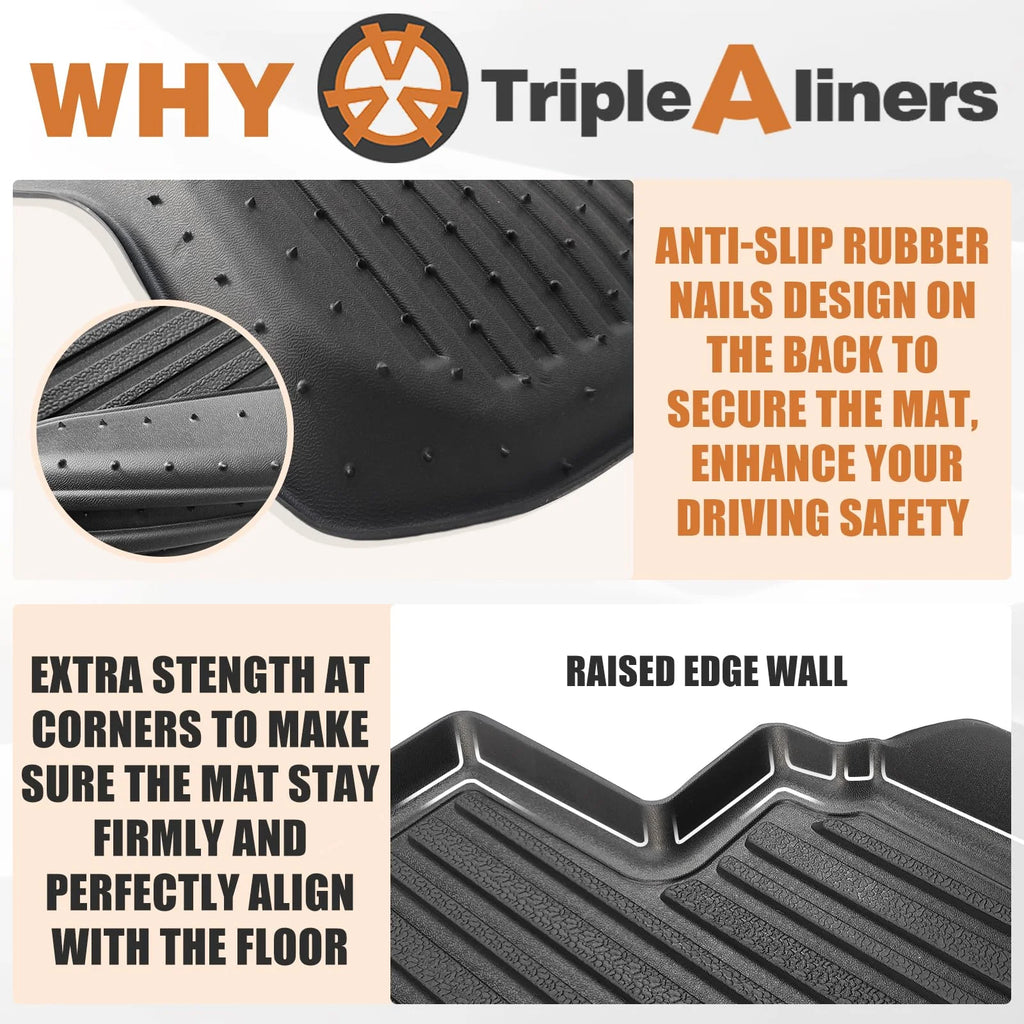 Front Rear Full Set Floor Mats U714