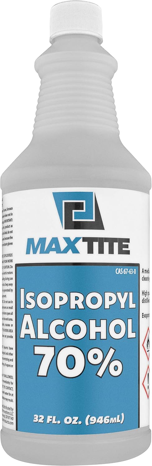 Isopropyl Alcohol 70% 4 Gallons (32oz, 16 Pack) Pack of 2 T441912