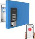 Key Lock Box 16 Keys Metal Wall Mount Digital Combination Lock Box Pack of 2 G566