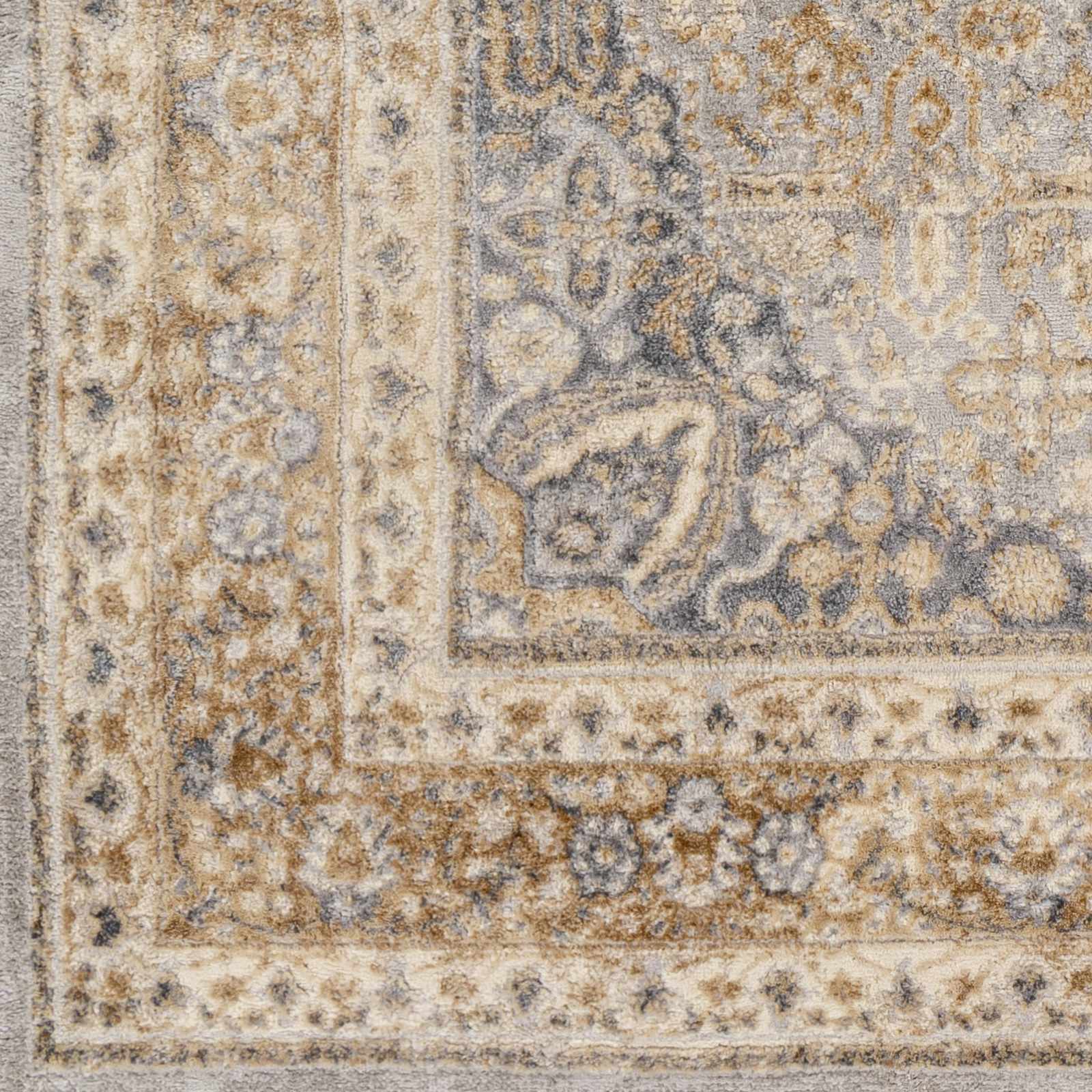 Brown Gray Area Rug S892729