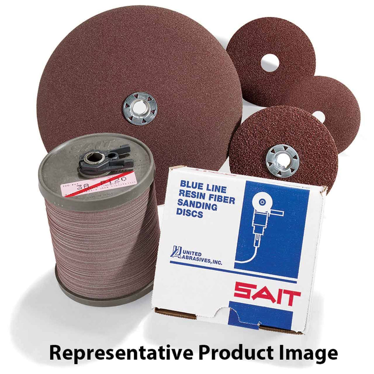 4-1/2x22 x 7/8x22 AO Aluminum Oxide Fiber Discs, 120 Grit Y52141