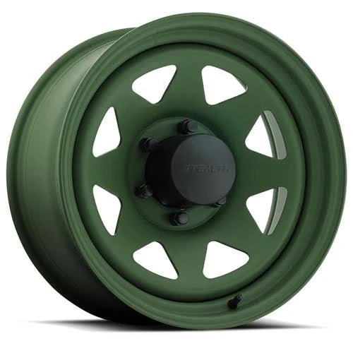 15x7 6x139.70mm 6x5.5 inch 8-Spoke Camo Green Wheels X928