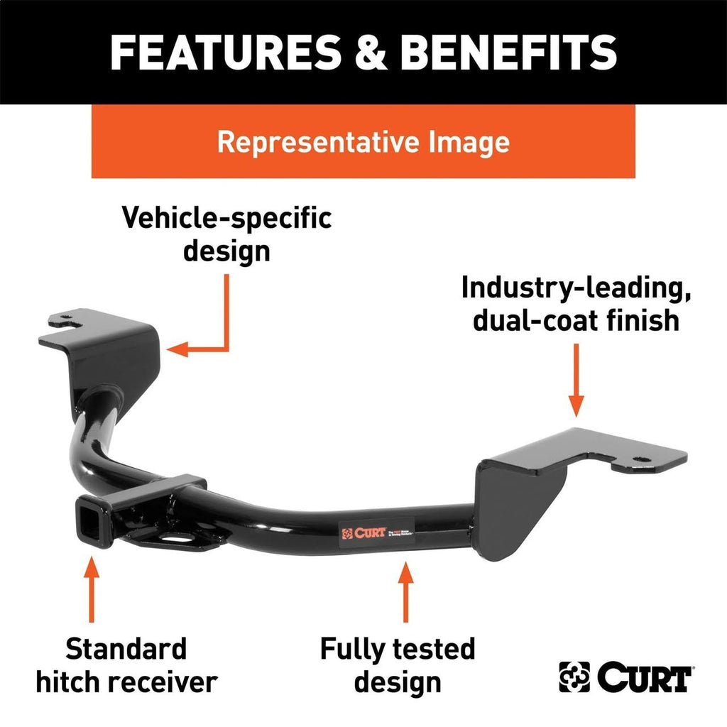 Class 2 Trailer Hitch with Ball Mount F818