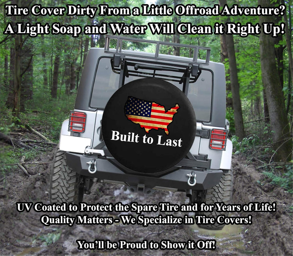 Black 32 Inch Pack of 2 Spare Tire Cover E13406