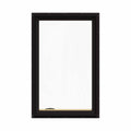 Black Painted Clad Wood Left-Handed Casement Window with Mesh Screen V84082